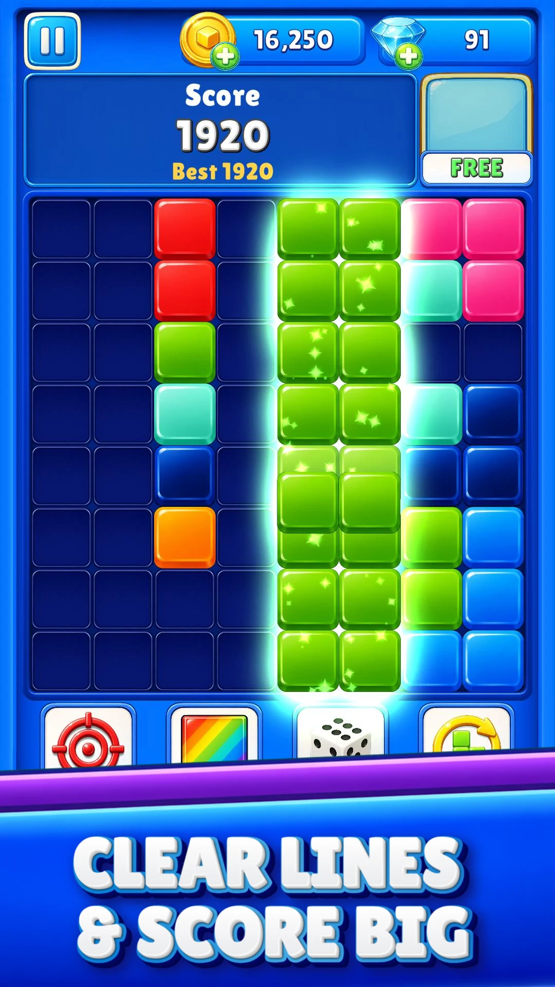 MERBO: 2048 Merge Block Puzzle screenshot