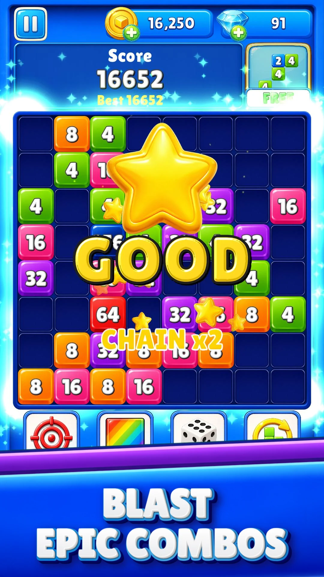MERBO: 2048 Merge Block Puzzle screenshot